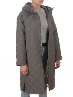 9610 GRAY/GREEN Куртка стеганная демисезонная женская (100 гр. холлофайбер) - Fashion фото 8