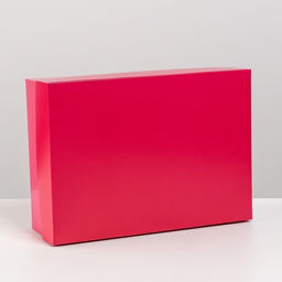 Цена за 2 шт. Коробка подарочная складная, упаковка, «Фуксия», 21×15×7 см