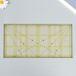 Линейка для пэчворка, пластик, 15×30×0.3 см
