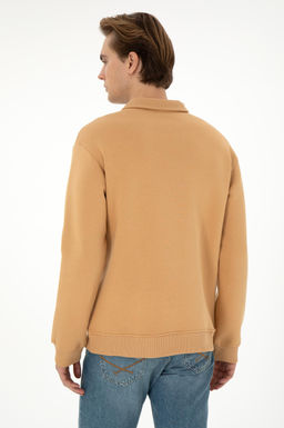 Мужской базовый свитшот Camel Неожиданная скидка в корзине - U.s. polo assn фото 5