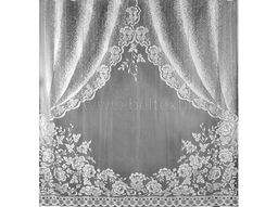 06С6042-Г50 ЗАНАВЕСКА ДЛЯ КУХНИ белый 1.65*1.70м