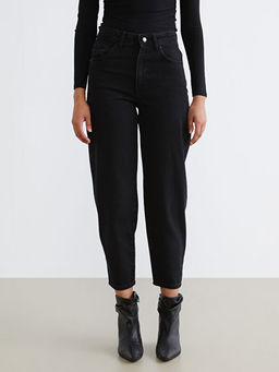 Barrel Fit Kad?n Jean Pantolon