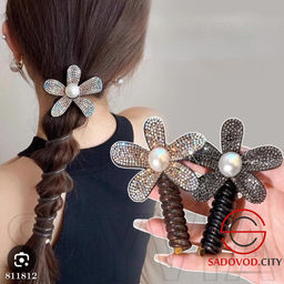 Резинки для волос со стразами