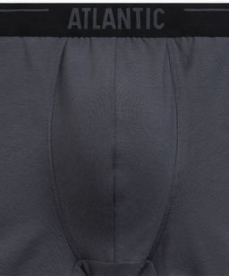 ATLANTIC 5SMH-004 Трусы шорты Solid - набор (5 шт.) коричневый + графитовый + черный + фиолетово-серый + каберне фото 5