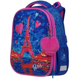 Рюкзак Berlingo Expert Max "Eiffel Tower" + дождевик (RU06120) 37*28*16см, 2 отделения, 2 кармана, анатомическая спинка