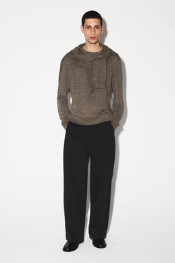 JERSEY DE PUNTO DE LINO CON CUELLO REDONDO - H&m фото 6