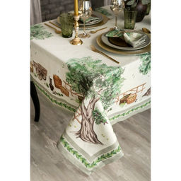 Скатерть Этель Olivia, 220х150 см, 100 % хл, саржа 190 гр/м2  фото 4