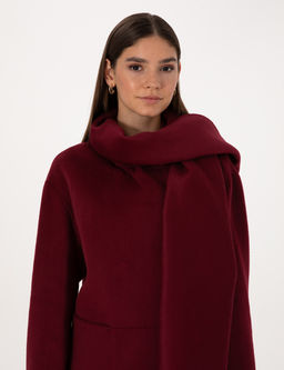 Bordo Comfort Fit Y_n Kar___ml_ Ka_e Kaban