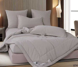 Одеяло Boris E-Shine Бархат Сатин с простыней на резинке по кругу и наволочками ODBORSH07 Евро