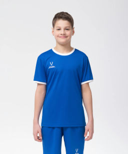 Футболка футбольная JOGEL CAMP Origin, синий/белый, детский