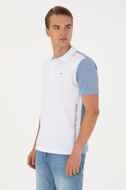 Erkek Regular Fit Mavi Polo Yaka Ti__rt Sepette S_rpriz _ndirim - U.s. polo assn фото 3