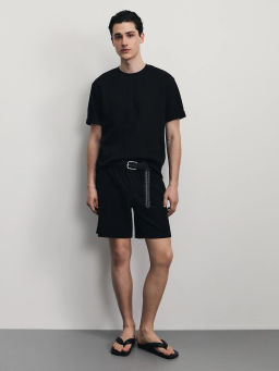 Шорты relax fit из 100% хлопка / Zarina