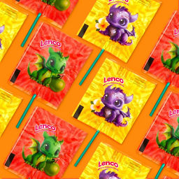 Цена за 3 шт. Карамель леденцовая Дракозаврик, 11 г - Simaland фото 2