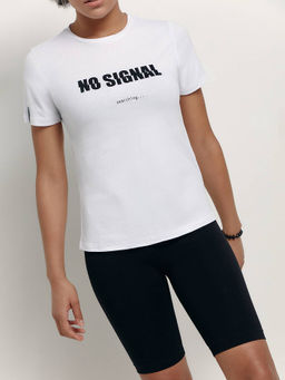 CONTE Футболка из хлопка No signal LD 1648 white