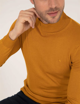 Safran Slim Fit Bal_k__ Yaka Basic Triko Kazak - Pierre cardin фото 3