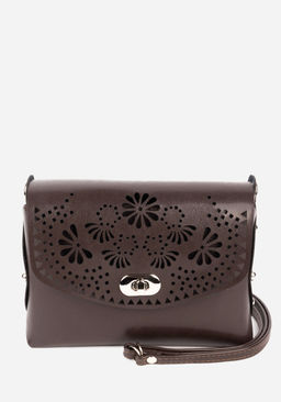 Сумка кроссбоди коричневая 1671 - L-craft фото 3