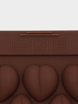 Цена за 2 шт. Форма для шоколада Доляна Море сердец, силикон, 18?15?1 см, 52 ячейки, МИКС