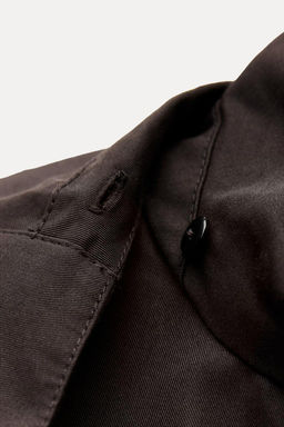 ZW COLLECTION SHORT HOODED TRENCH COAT - Zara фото 10