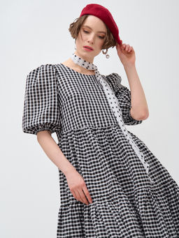 Платье с рукавами-буфами OD-789-3 - Tantino фото 6