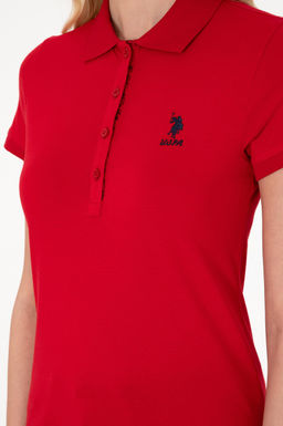 Kad_n K_rm_z_ Basic Polo Yaka Ti__rt Sepette S_rpriz _ndirim - U.s. polo assn фото 7