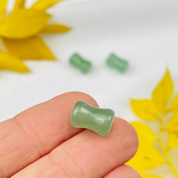 Бусины для украшений из зеленого Кварца (3 шт) - Радуга самоцветов фото 2