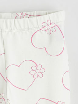 Kalp Bask?l? K?z ?ocuk Ti??rt ve Tayt