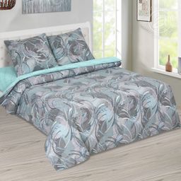 Танго 2,0 сп./Пододеяльник: 1 шт. - 215*175; Простыня на резинке: 1 шт. - 200*160; Наволочка: 2 шт. - 70*70; DE LUXE с простынью на резинке