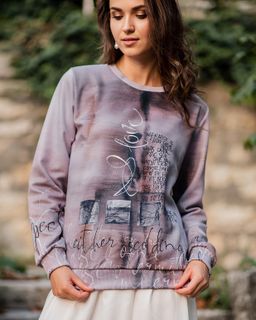 Свитшот с полной запечаткой PSW037, джемпер - Sahar art lab фото 2