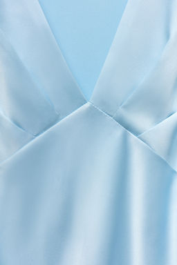 Платье из сатина с коротким рукавом - Mollis фото 4