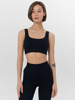 Топ женский спортивный черный - Mark formelle фото 2