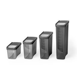 Емкость для сыпучих продуктов Лайн 3л (графитовый) М9008 - Альтернатива фото 4