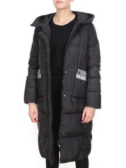 2115 BLACK Пальто зимнее женское MELISACITI (200 гр. холлофайбера) - Fashion фото 9