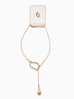 Кулон удавка «Абстракция», 70 см, цвет золото