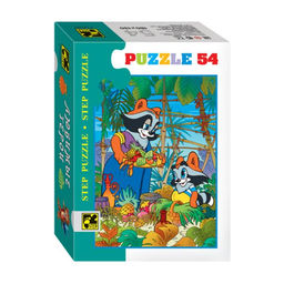 Цена за 20 шт. Пазлы «Мультики», 54 элемента МИКС