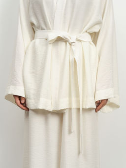 Жакет-кимоно из вискозы 42367 молочный