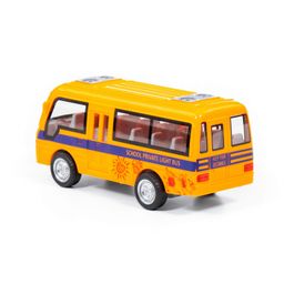 Школьный автобус, автомобиль инерционный (со светом и звуком) (в пакете) - Полесье фото 3