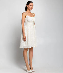 Сарафан #КТ717, кремовый