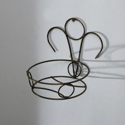 Подвес для кашпо, настенный, на 1 горшок, d=15 см, бронзовый