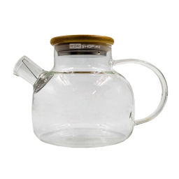 Чайник Бочонок из жаропрочного стекла, 500 мл Акция
