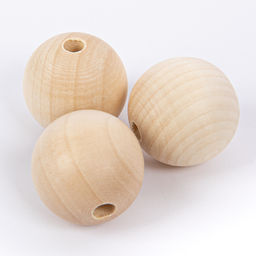 Бусина Zlatka дерево HWBE-35 35 мм 10 х 40 г светлое дерево