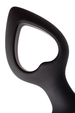 Анальная вибровтулка-расширитель POPO Pleasure by TOYFA Cordis M, силикон, черная, 14 см, 5,5  фото 10