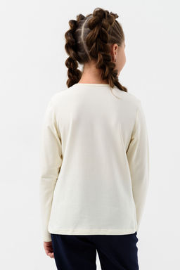 Мимоза блузка длинный рукав