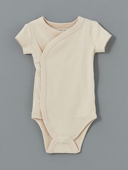 Bisiklet Yaka K?z Bebek ??t??tl? Bodysuit 2li