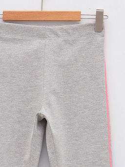 Beli Lastikli Renk Bloklu K?z ?ocuk Uzun Tayt - Waikiki фото 3