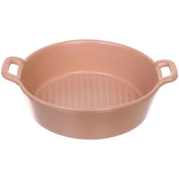 Форма керамическая для запекания "Акварель" 20,5*17*5,5см, розовая