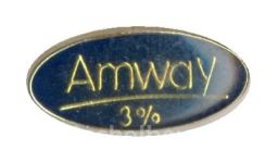 Значок рекламный Amwаy