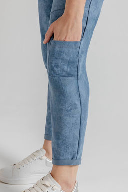 Брюки женские 102/24/Голубой варёнка - Rise фото 4