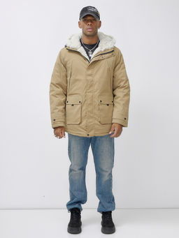 Парка мужская зимняя удлиненная с мехом хаки цвета 8753G - Mtforce фото 12
