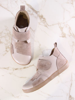 Босоногие ботинки EDART 206.NATAbr.Визон+капучино замша/шерсть