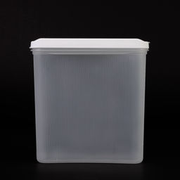 Цена за 2 шт. Емкость для сыпучих продуктов "Лайн" 2л (белый) М9005